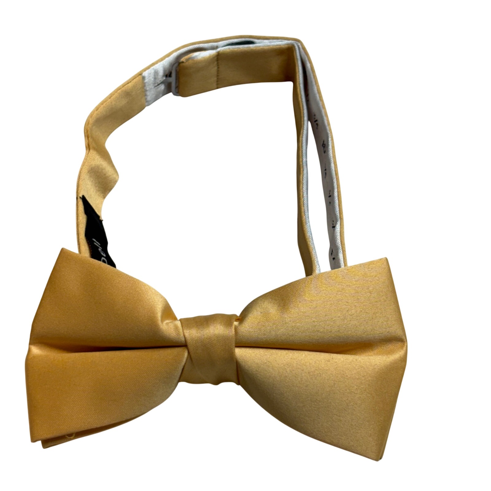 Dobell Bow Tie Mens One Size Sunset Gold Pre-Tied Adjustable Formal Yellow New — image 4 of 8